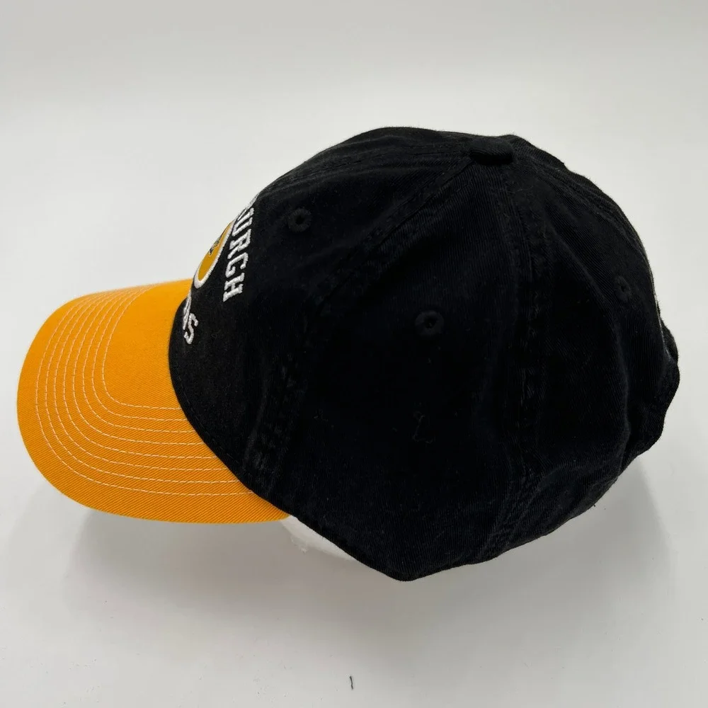 Adidas Pittsburgh Penguins NHL Baseball Cap Hat Black Gold Adjustable Cotton‎